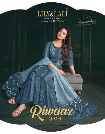 Riwaaz Vol 3 By Lily & Lali Designer Festive Wear Salwar Kameez Collection